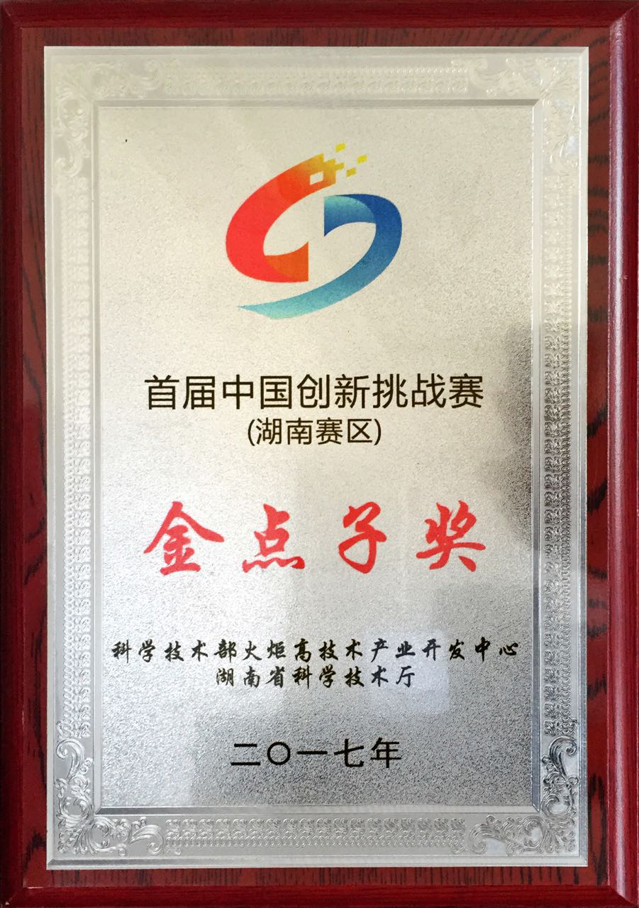 首届中国创新挑战赛金点子奖
